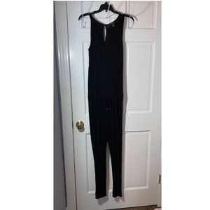 Stretchy black jogger jumpsuit, NWOT